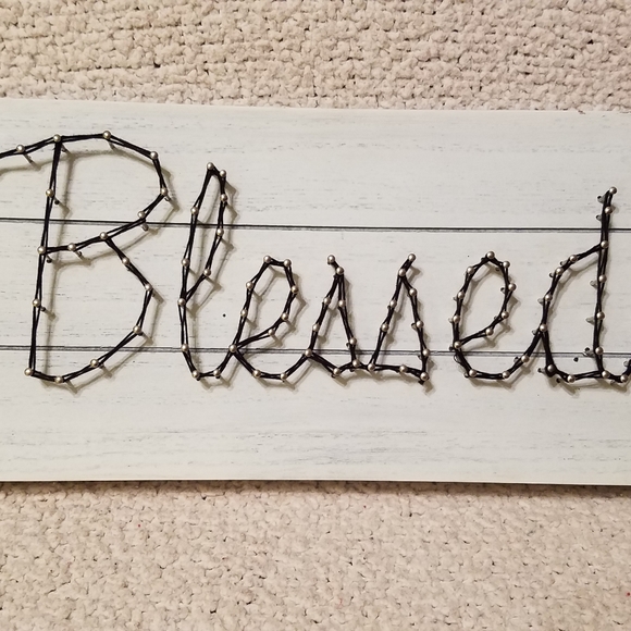 "Blessed" Wall Plaque - Picture 1 of 3